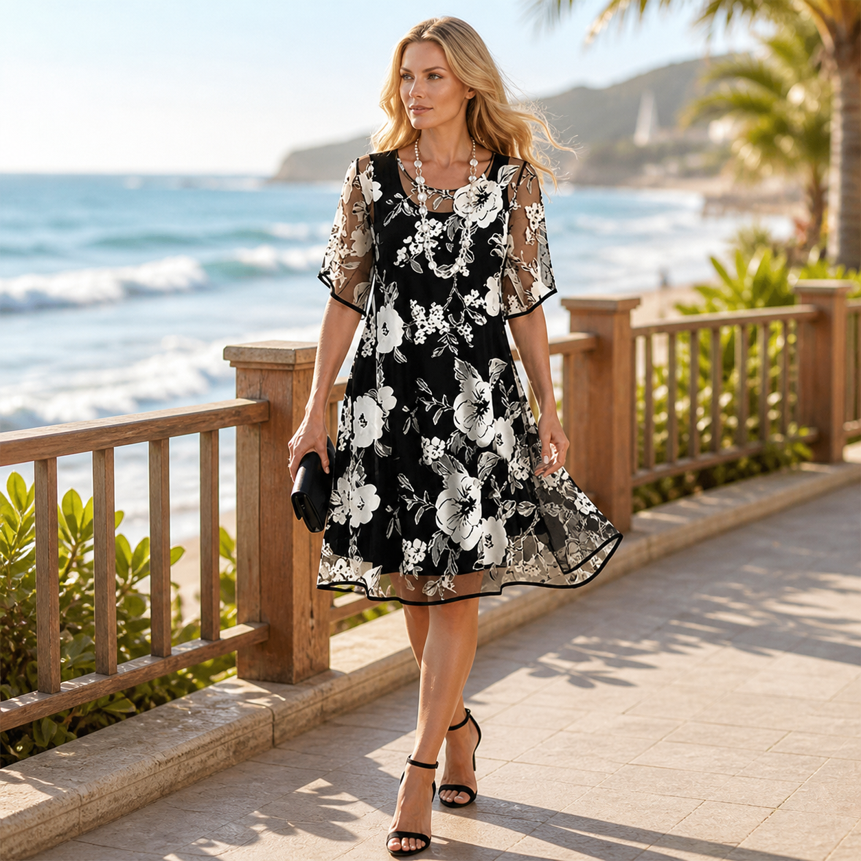 Adrianna – Jurk met bloemenprint