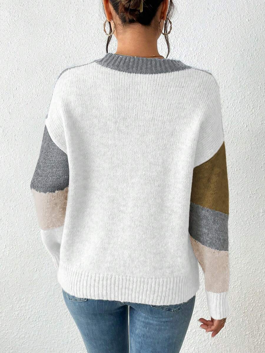 Julia – Trui met geometrisch patroon