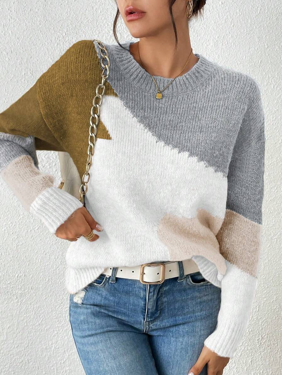 Julia – Trui met geometrisch patroon