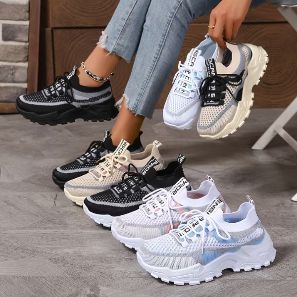 Karina – Lekkie sneakersy o wygodnym kroju na co dzień