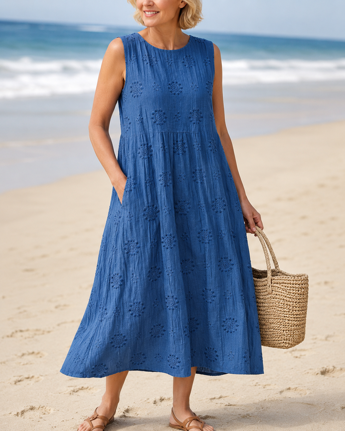 Coralie – Midi-jurk met bloemenprint