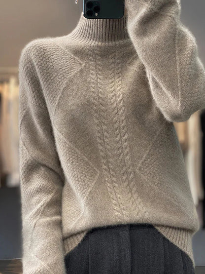 Helena – Elegancki sweter z golfem