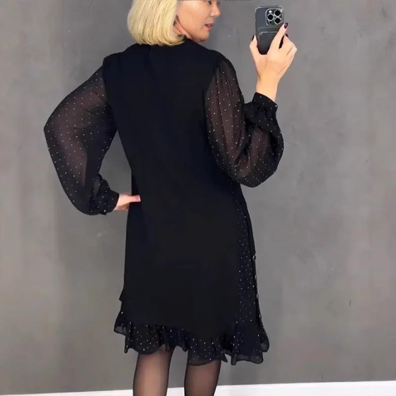 Věra – Jurk met glanzende details