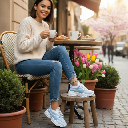 Karina – Lekkie sneakersy o wygodnym kroju na co dzień