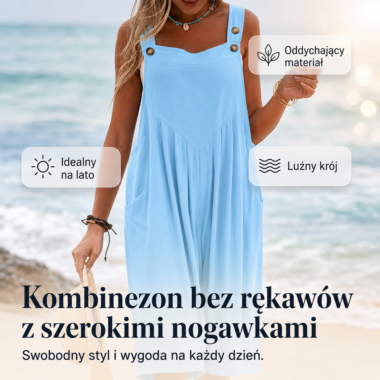 Sylwia – Overall met wijde pijpen