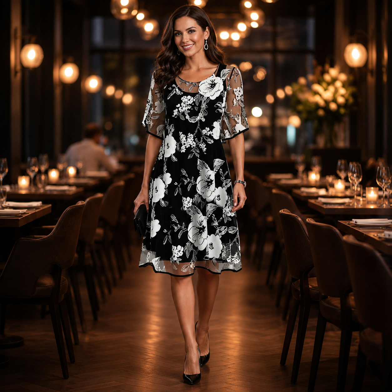 Adrianna – Jurk met bloemenprint