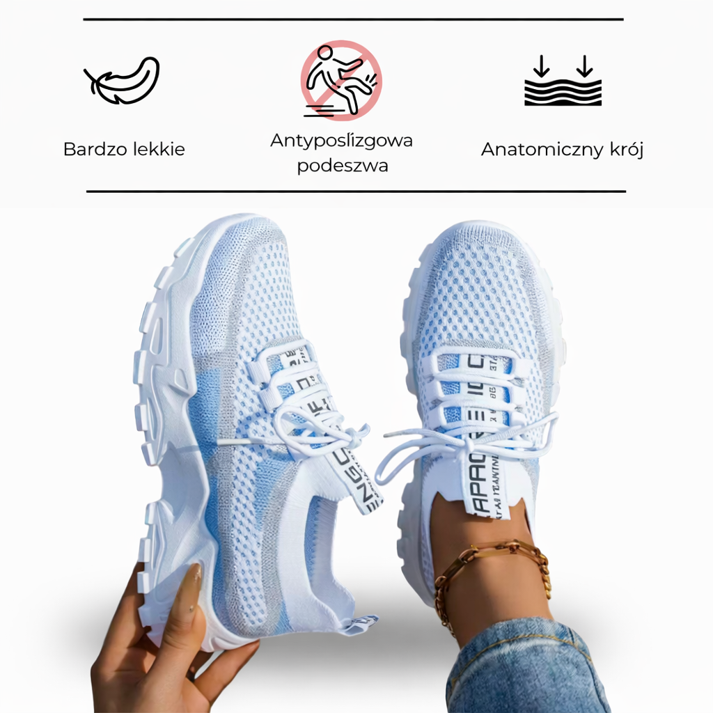 Karina – Lekkie sneakersy o wygodnym kroju na co dzień