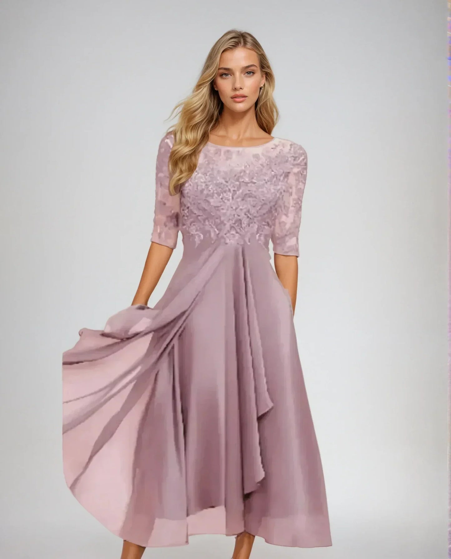 Elżbieta – Elegancka sukienka koronkowa