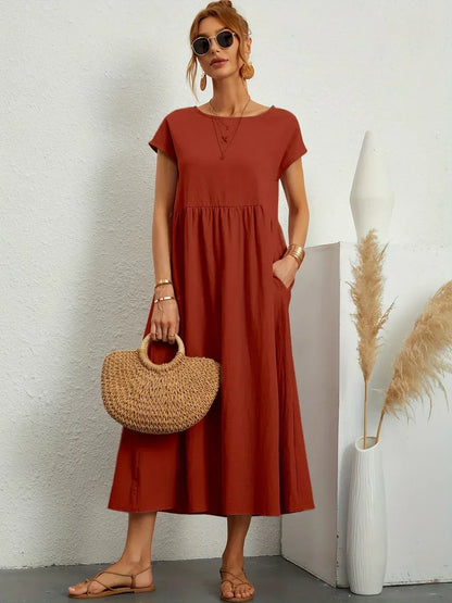 Zofia – Elegancka sukienka o prostym kroju