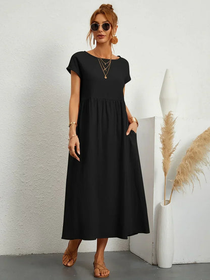 Zofia – Elegancka sukienka o prostym kroju