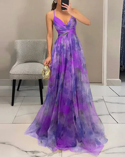 Eliza – Luchtige maxi-jurk met bloemenprint