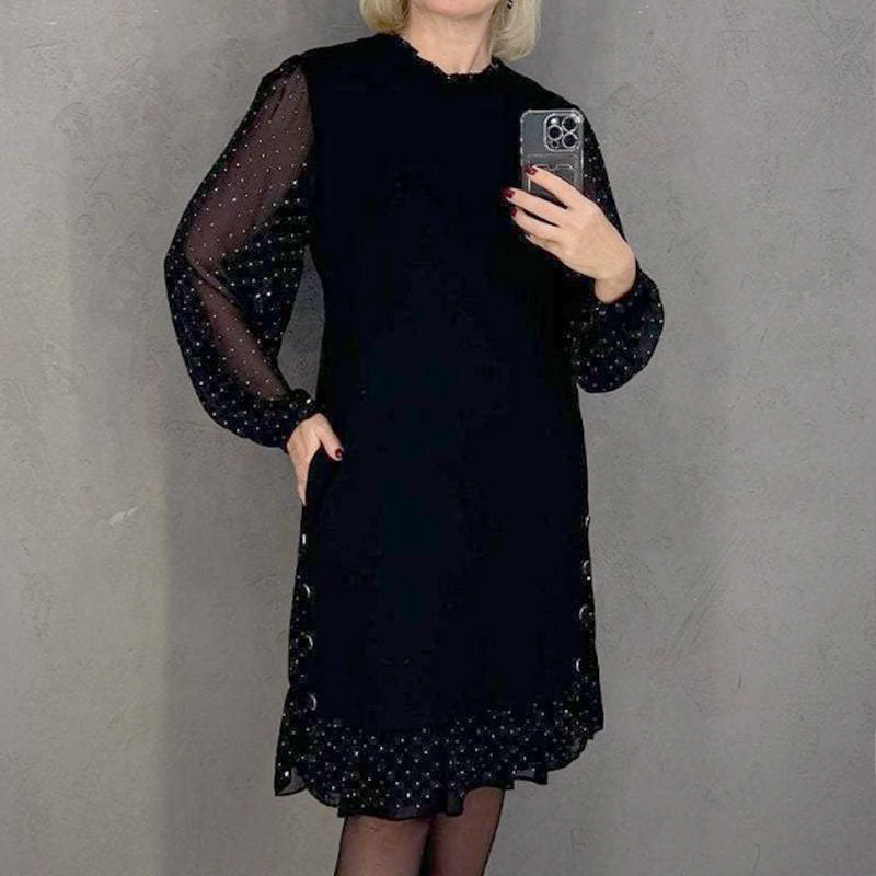 Věra – Jurk met glanzende details