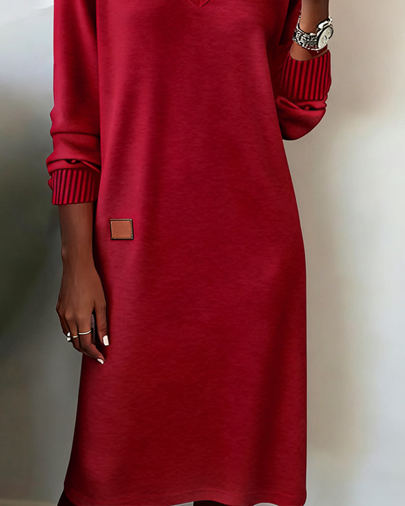 Aurora – Trui-jurk met V-hals