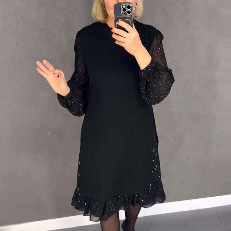 Věra – Jurk met glanzende details