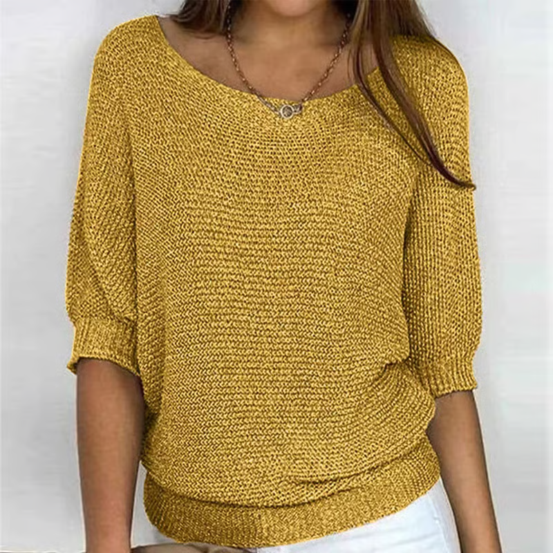 Amelia – Lichte zomertrui met elegante afwerking