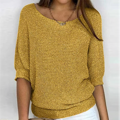 Amelia – Lichte zomertrui met elegante afwerking