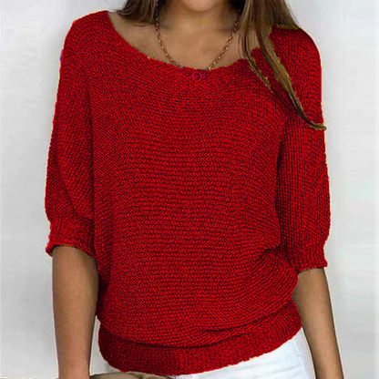 Amelia – Lichte zomertrui met elegante afwerking