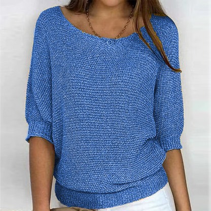 Amelia – Lichte zomertrui met elegante afwerking