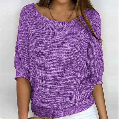 Amelia – Lichte zomertrui met elegante afwerking
