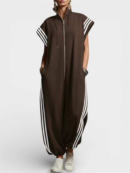 Agnieszka – Jumpsuit met hoge kraag