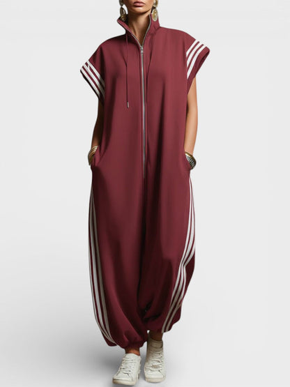 Agnieszka – Jumpsuit met hoge kraag