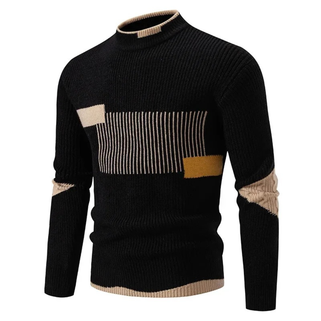 Kamil – męski sweter z okrągłym dekoltem